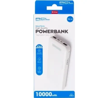 Повербанк Power Bank ACL PW-43 10000 mAh портативний зарядний пристрій. Картинка 1.